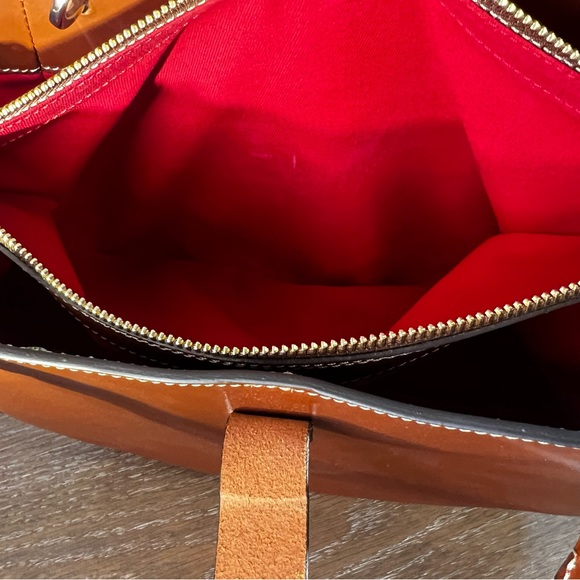 Dooney & Bourke Alto Small Camilla in Color Saddle - Picture 7 of 15